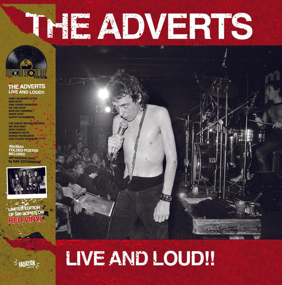 ADVERTS, THE- Live & Loud! LP