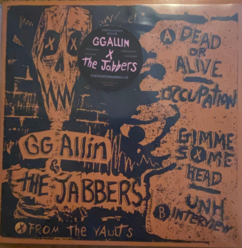 ALLIN, GG & THE JABBERS- Gimmie Some Head 7"