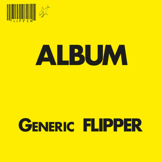 Album cover with 'Album' text on a yellow background