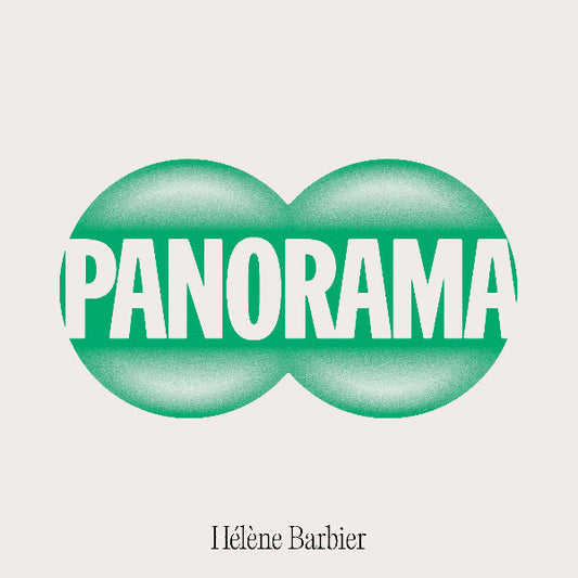 Album cover with 'Panorama' text and Hélène Barbier's name on a light gray background