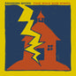 Album cover with a school building and lightning bolt on a yellow and blue background, featuring the text 'Reigning Sound Time Bomb High School'.