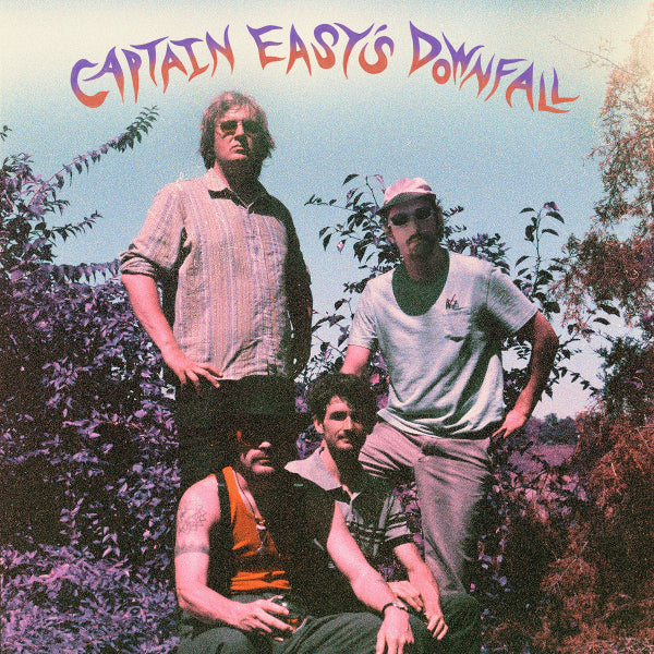 Album cover with four people in a field and 'Captain Easy's Downfall' text at the top.