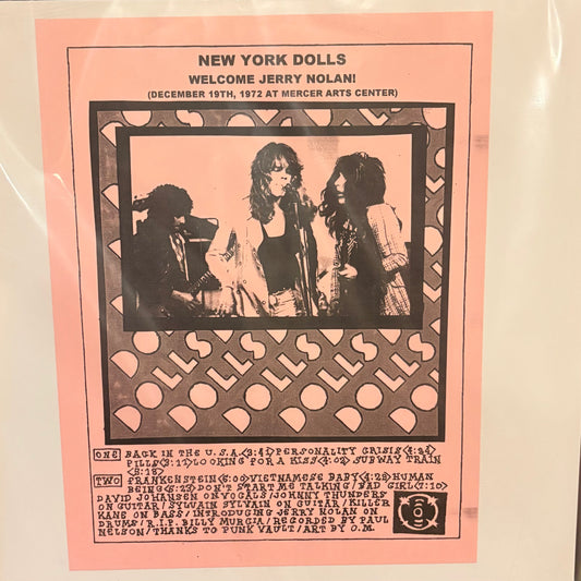 NEW YORK DOLLS- Welcome Jerry Nolan LP
