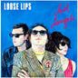 Album cover with three people wearing sunglasses against a blue background, featuring the text 'Loose Lips' and 'Lost Laugh'.