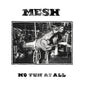 Album cover with carousel horse and text 'Mesh No Fun At All' on a white background