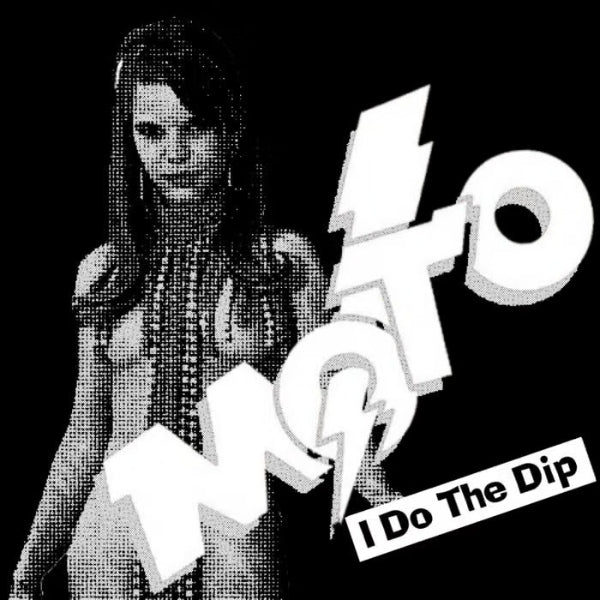 Black and white album cover with a person and text 'I Do The Dip' on a black background