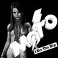 Black and white album cover with a person and text 'I Do The Dip' on a black background