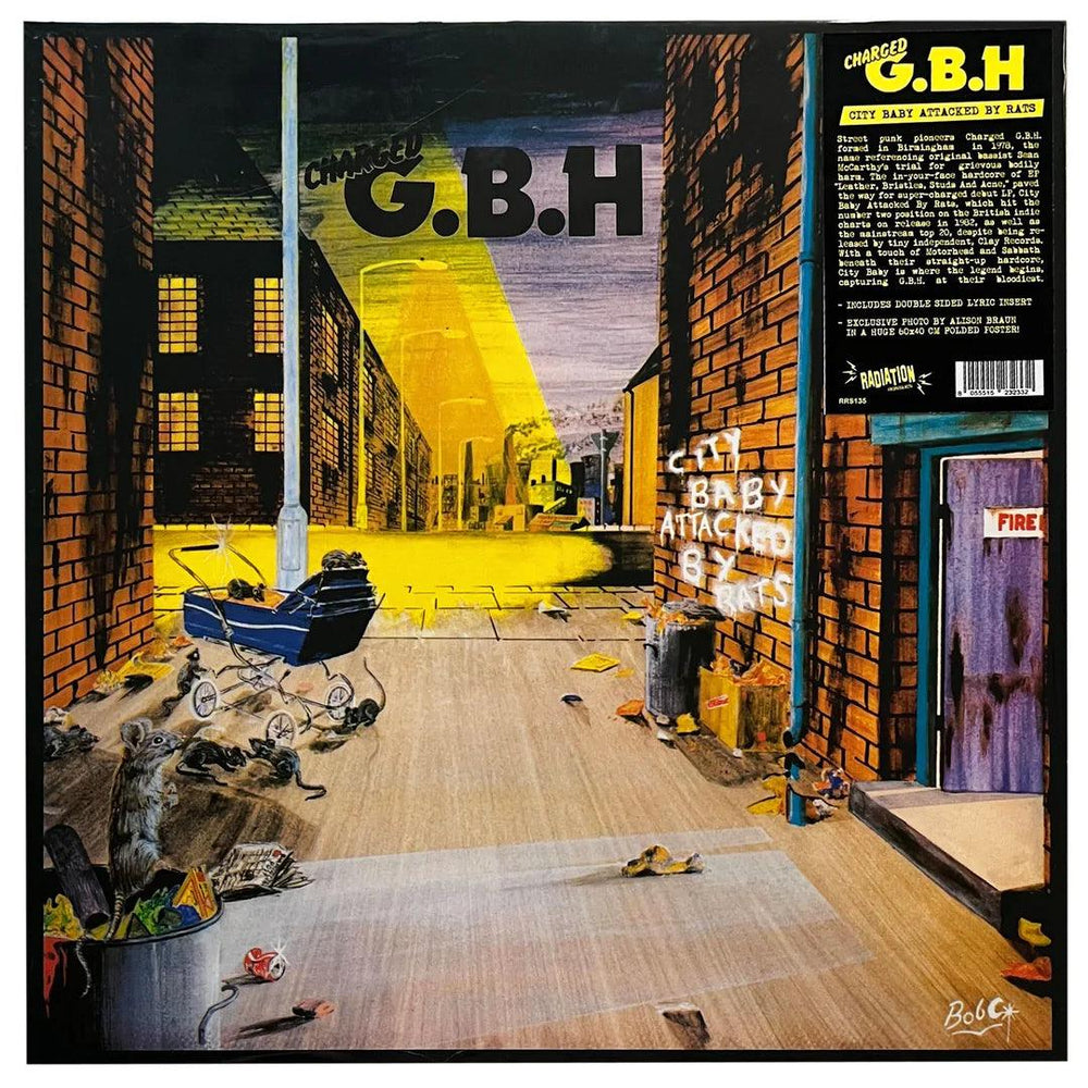 G.B.H.- City Baby Attacked By Rats LP (gatefold) - TOTAL PUNKLPRadiationTOTAL PUNK