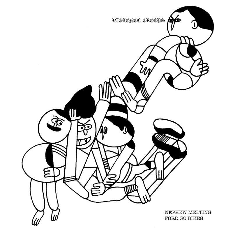 * VIOLENCE CREEPS- Nephew Melting 7" - TOTAL PUNK7"Total PunkTOTAL PUNK